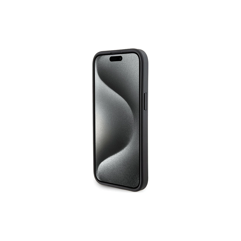 Hurtownia GSM - Etui BMW BMHCP15SGSPCCK Apple iPhone 15 hardcase Grip Stand Smooth & Carbon černý/black - BMW551 - {ean13} - Hurt