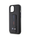Hurtownia GSM - Etui BMW BMHCP15SGSPCCK Apple iPhone 15 hardcase Grip Stand Smooth & Carbon černý/black - BMW551 - {ean13} - Hurt