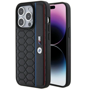 Hurtownia GSM - Etui BMW BMHCP15X22PGVK Apple iPhone 15 Pro Max hardcase M Edition Hexo Pattern černý/black - BMW553 - {ean13} - Hurt