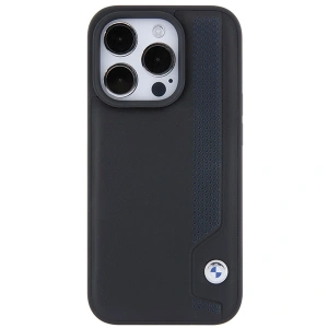 Hurtownia GSM - Etui BMW BMHCP15X22RBDK Apple iPhone 15 Pro Max hardcase piele puncte albastre negru/black - BMW557 - {ean13} - Hurt