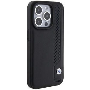 Hurtownia GSM - Etui BMW BMHCP15X22RBDK Apple iPhone 15 Pro Max hardcase piele puncte albastre negru/black - BMW557 - {ean13} - Hurt