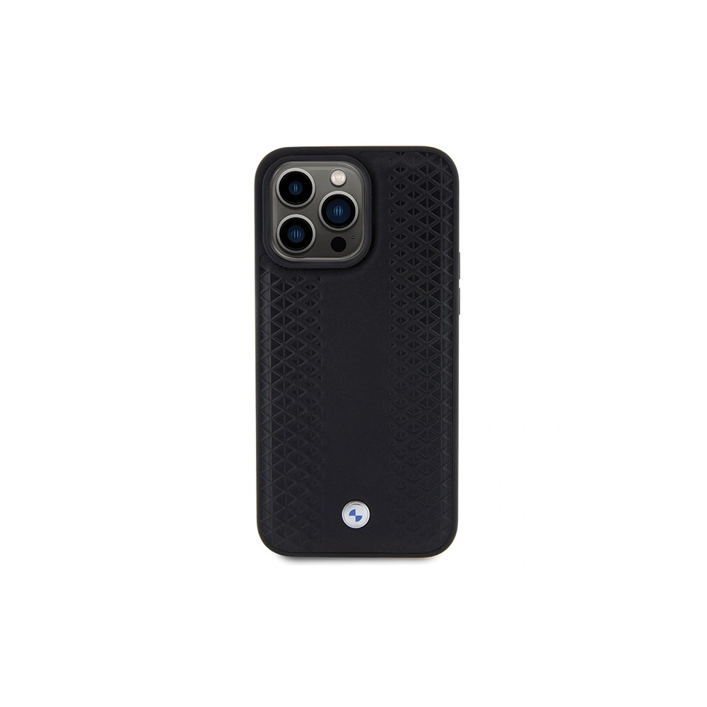 Hurtownia GSM - Etui BMW BMHCP15X22RFGK Apple iPhone 15 Pro Max bőr gyémánt mintás fekete/black - BMW559 - {ean13} - Hurt