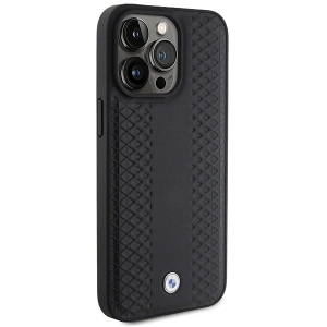 Hurtownia GSM - Etui BMW BMHCP15X22RFGK Apple iPhone 15 Pro Max cu model de piele diamant negru/black - BMW559 - {ean13} - Hurt