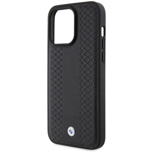 Hurtownia GSM - Etui BMW BMHCP15X22RFGK Apple iPhone 15 Pro Max cu model de piele diamant negru/black - BMW559 - {ean13} - Hurt