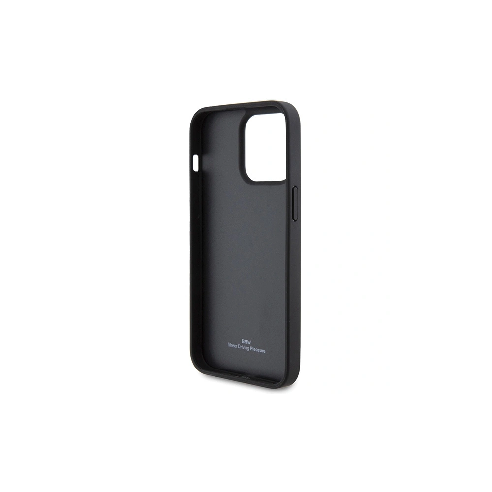 Hurtownia GSM - Etui BMW BMHCP15X22RFGK Apple iPhone 15 Pro Max bőr gyémánt mintás fekete/black - BMW559 - {ean13} - Hurt