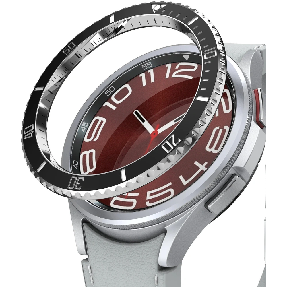 Hurtownia GSM - Überzug Ringke Bezel Styling 47-80 Samsung Galaxy Watch 6 Classic 47mm Edelstahl Silber - RGK1906 - {ean13} - Hurt