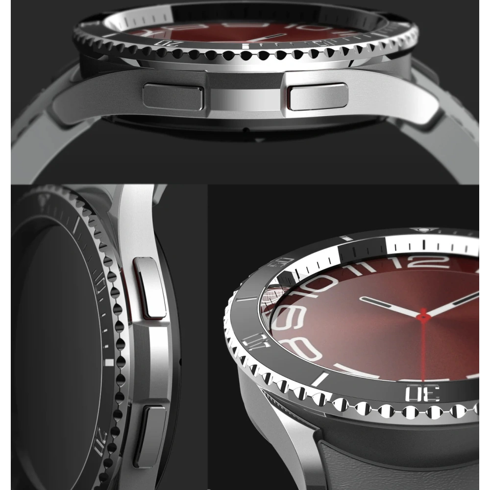 Hurtownia GSM - Überzug Ringke Bezel Styling 47-80 Samsung Galaxy Watch 6 Classic 47mm Edelstahl Silber - RGK1906 - {ean13} - Hurt