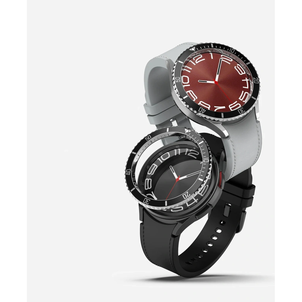 Hurtownia GSM - Überzug Ringke Bezel Styling 47-80 Samsung Galaxy Watch 6 Classic 47mm Edelstahl Silber - RGK1906 - {ean13} - Hurt