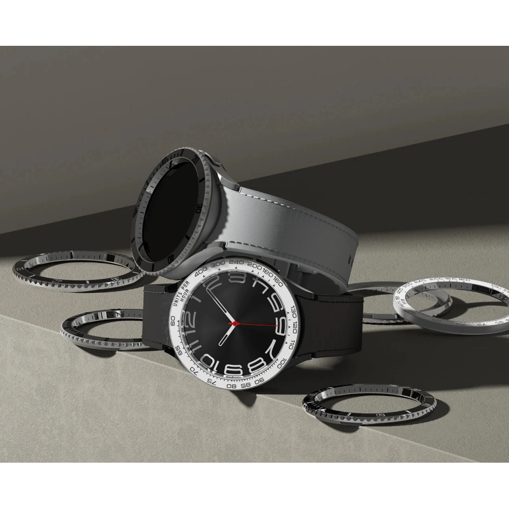 Hurtownia GSM - Überzug Ringke Bezel Styling 47-80 Samsung Galaxy Watch 6 Classic 47mm Edelstahl Silber - RGK1906 - {ean13} - Hurt