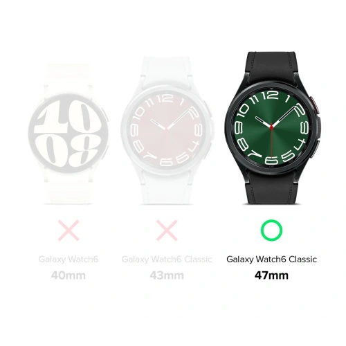 Nakładka Ringke Bezel Styling 47-80 Samsung Galaxy Watch 6 Classic 47mm Stainless Silver