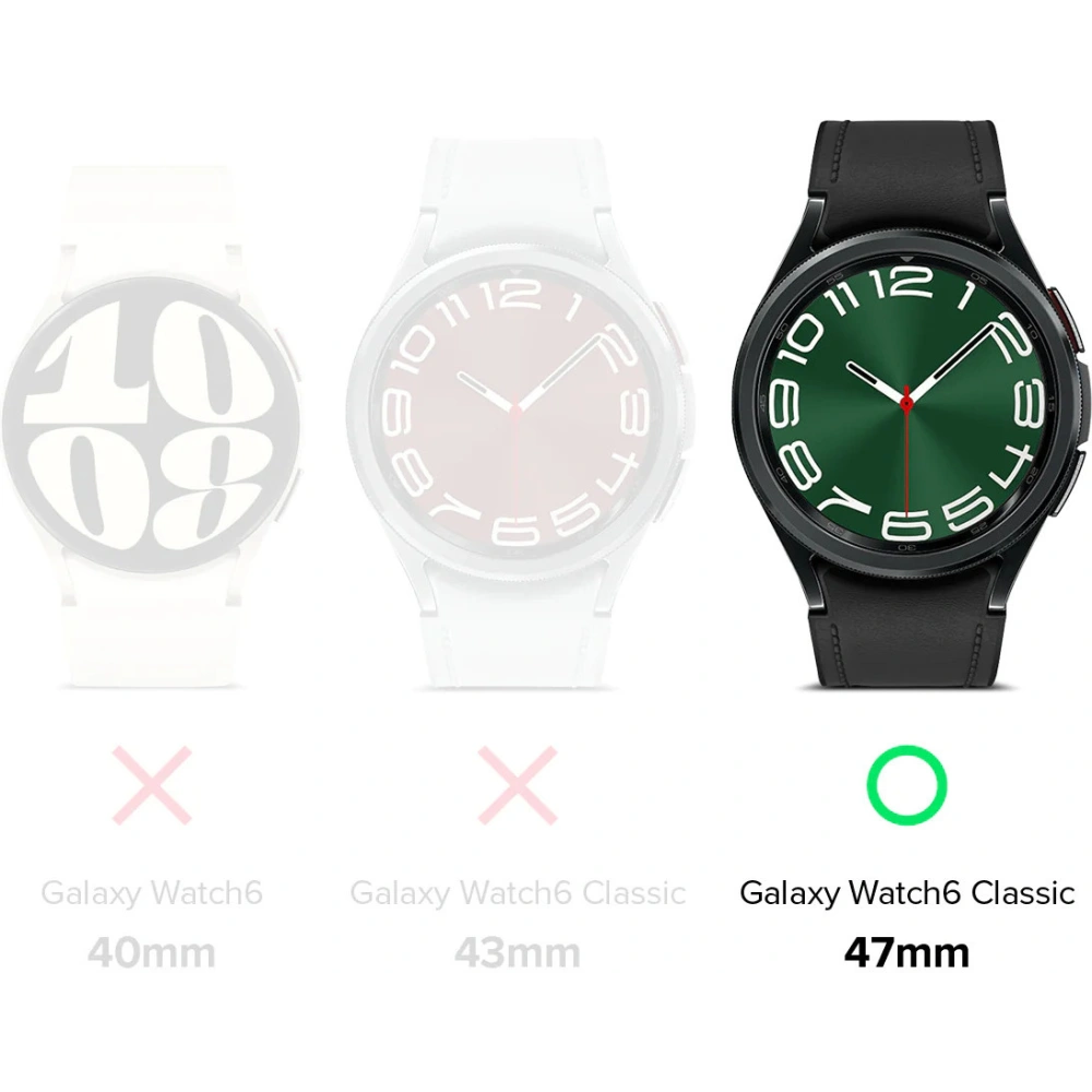 Hurtownia GSM - Überzug Ringke Bezel Styling 47-80 Samsung Galaxy Watch 6 Classic 47mm Edelstahl Silber - RGK1906 - {ean13} - Hurt