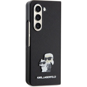 Wholesale Karl Lagerfeld KLHCZFD5SAKCNPK Samsung Galaxy Z Fold5 hardcase Saffiano Karl&Choupette Pin black - KLD1776 - {ean13} - Hurt