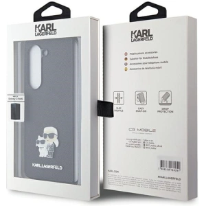 Wholesale Karl Lagerfeld KLHCZFD5SAKCNPK Samsung Galaxy Z Fold5 hardcase Saffiano Karl&Choupette Pin black - KLD1776 - {ean13} - Hurt