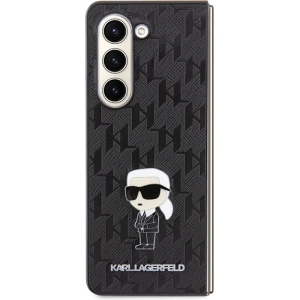 Wholesale Karl Lagerfeld KLHCZFD5SAPKINPK Samsung Galaxy Z Fold5 hardcase Saffiano Monogram Ikonik Pin black - KLD1777 - {ean13} - Hurt