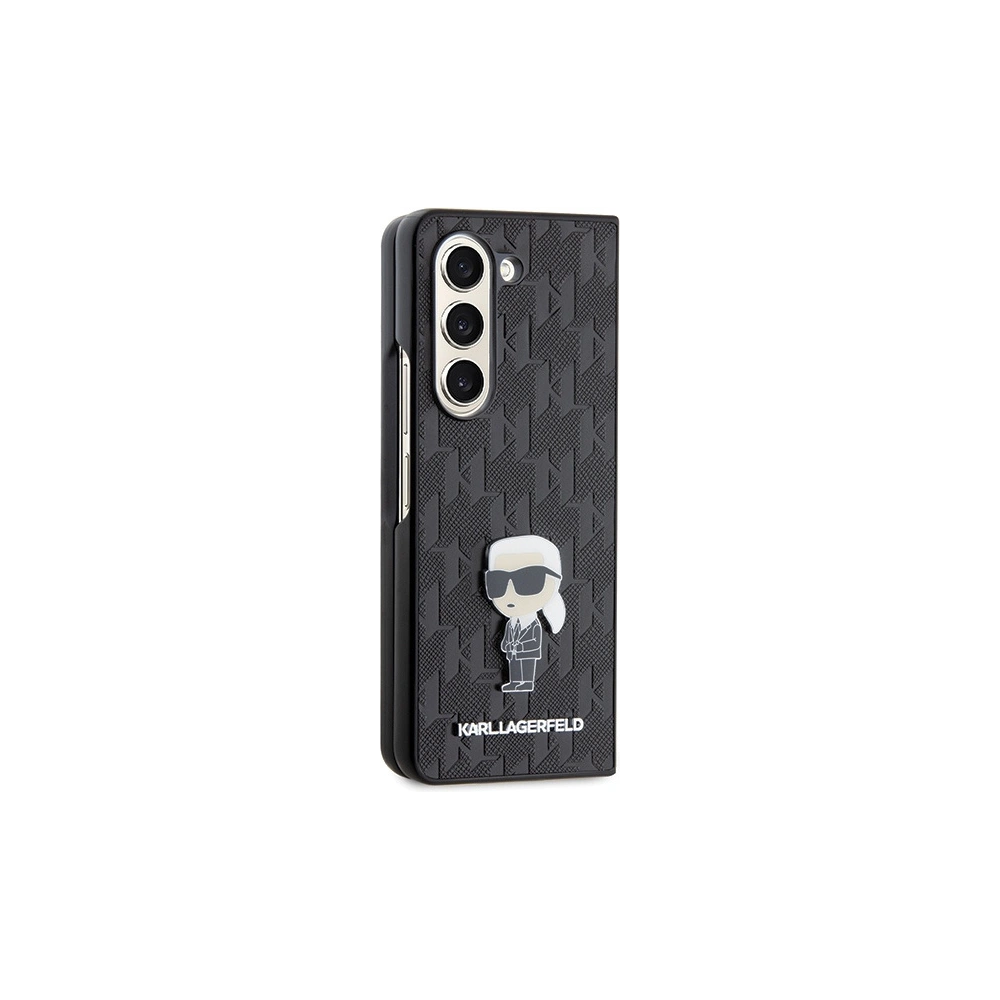 Hurtownia GSM - Case Karl Lagerfeld KLHCZFD5SAPKINPK Samsung Galaxy Z Fold5 Hardcase Saffiano Monogram Ikonik Pin schwarz/black - KLD1777 - {ean13} - Hurt
