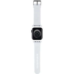 Hurtownia GSM - Pasek Karl Lagerfeld KLAWLSLCNH Apple Watch 4/5/6/7/SE/8/9/Ultra 44/45/49mm strap 3D Rubber Choupette Head biały/white - KLD1778 - {ean13} - Hurt