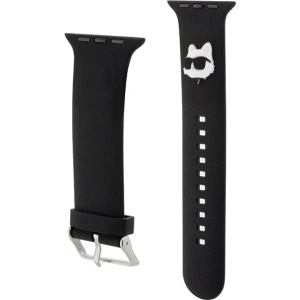 Hurtownia GSM - Pasek Karl Lagerfeld KLAWLSLCNK Apple Watch 4/5/6/7/SE/8/9/Ultra 44/45/49mm strap 3D Rubber Choupette Head czarny/black - KLD1779 - {ean13} - Hurt