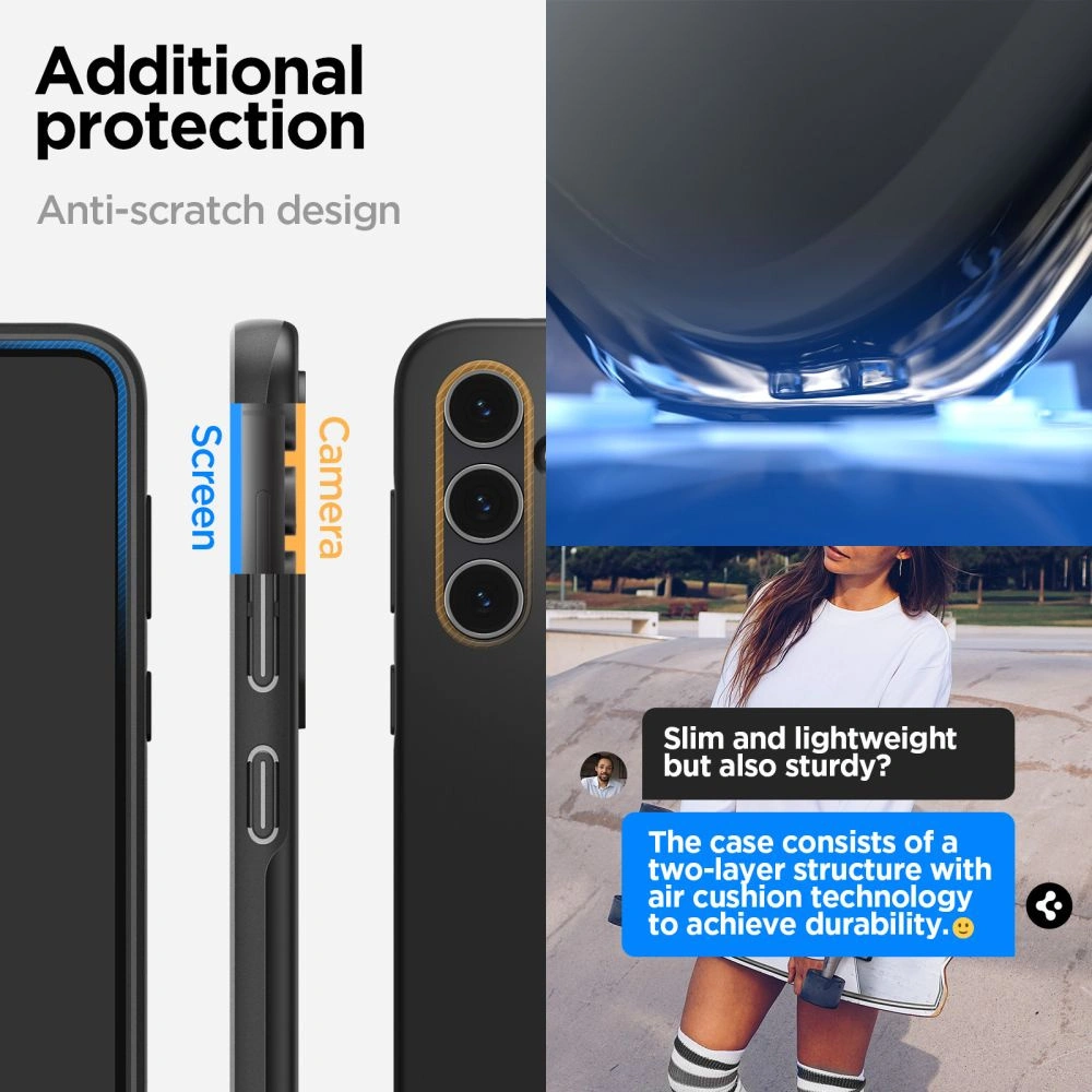 Hurtownia GSM - Etui Spigen Thin Fit Samsung Galaxy S23 FE Negru - SPN3192 - {ean13} - Hurt