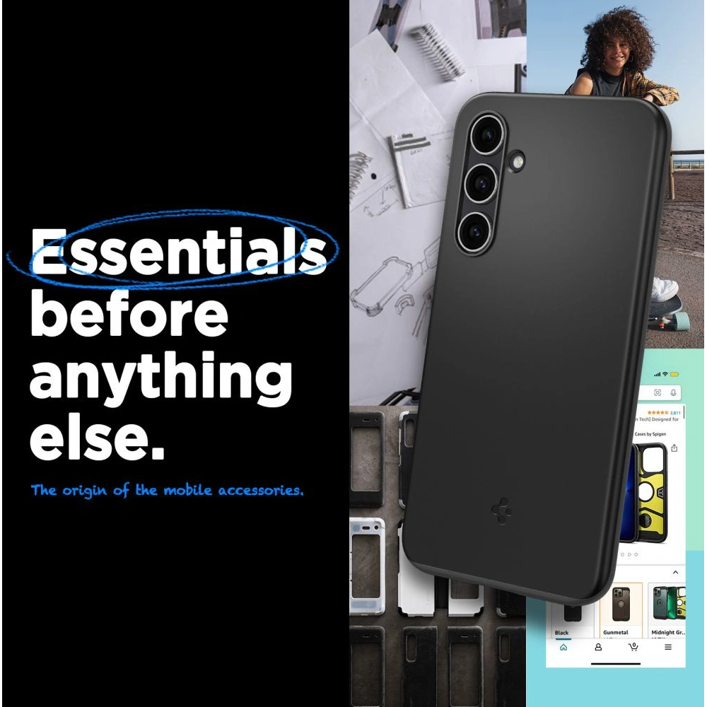 Hurtownia GSM - Etui Spigen Thin Fit Samsung Galaxy S23 FE Negru - SPN3192 - {ean13} - Hurt