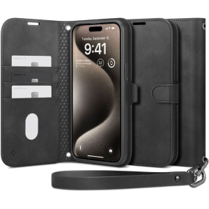 Wholesale Spigen Wallet S Pro Apple iPhone 15 Pro Max Black - SPN3194 - {ean13} - Hurt