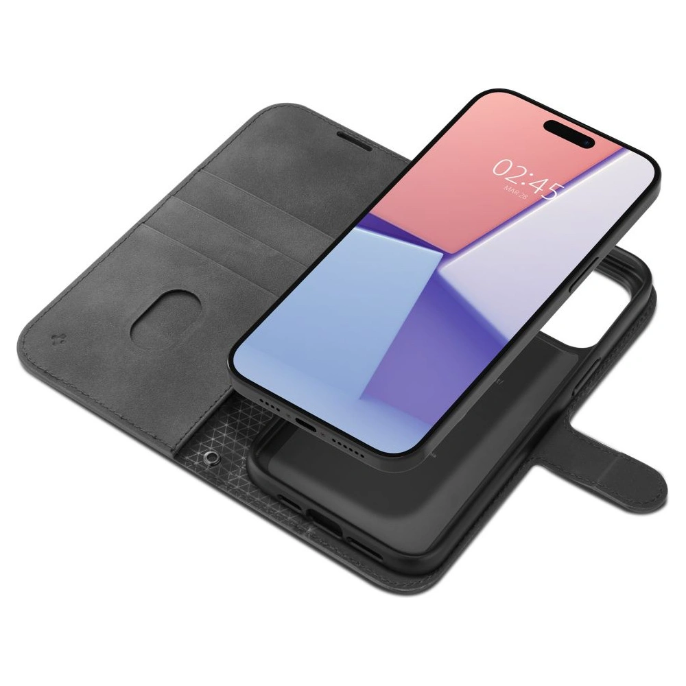 Hurtownia GSM - Etui Spigen Wallet S Pro Apple iPhone 15 Pro Max Černé - SPN3194 - {ean13} - Hurt