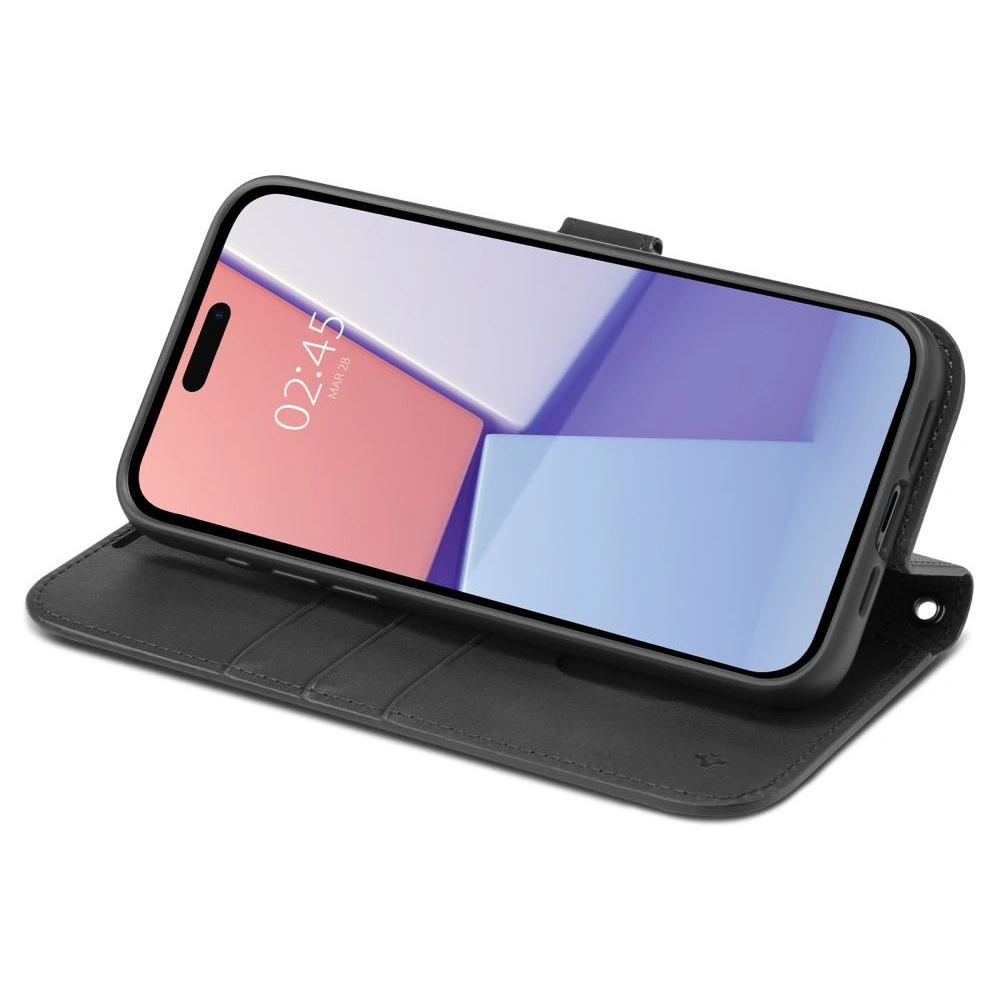 Wholesale Spigen Wallet S Pro Apple iPhone 15 Pro Max Black - SPN3194 - {ean13} - Hurt
