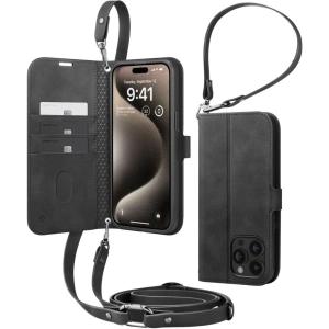 Wholesale Spigen Wallet S Pro Apple iPhone 15 Pro Max Black - SPN3194 - {ean13} - Hurt