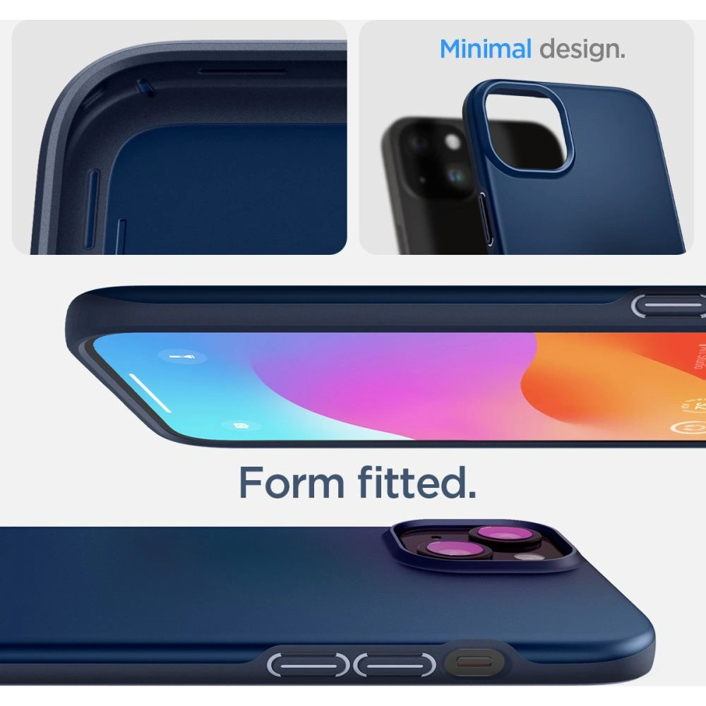 Hurtownia GSM - Etui Spigen Thin Fit Apple iPhone 15 námořnická modrá - SPN3195 - {ean13} - Hurt