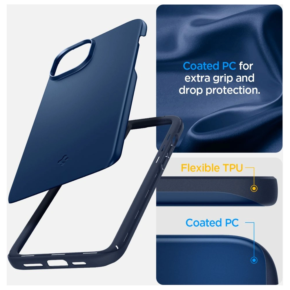 Hurtownia GSM - Etui Spigen Thin Fit Apple iPhone 15 námořnická modrá - SPN3195 - {ean13} - Hurt