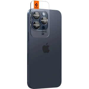 Hurtownia GSM - Sticlă securizată pentru aparat Spigen Optik.tr ez Fit Camera Protector Apple iPhone 14 Pro/Pro Max/15 Pro/Pro Max Blue Titanium [2 PACK] - SPN3197 - {ean13} - Hurt