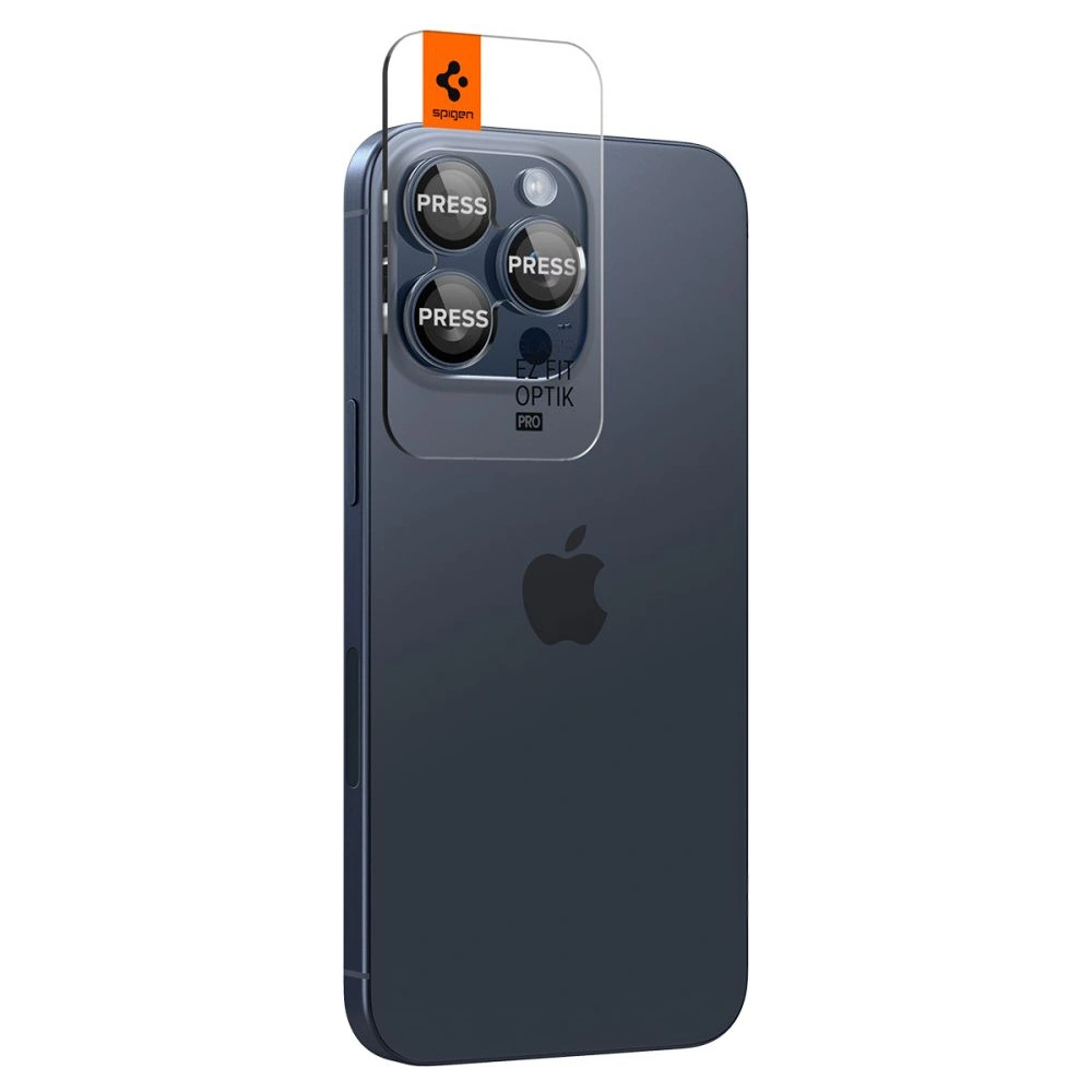 Wholesale Spigen Optik.tr ez Fit Camera Protector Apple iPhone 14 Pro/Pro Max/15 Pro/Pro Max Blue Titanium [2 PACK] - SPN3197 - {ean13} - Hurt