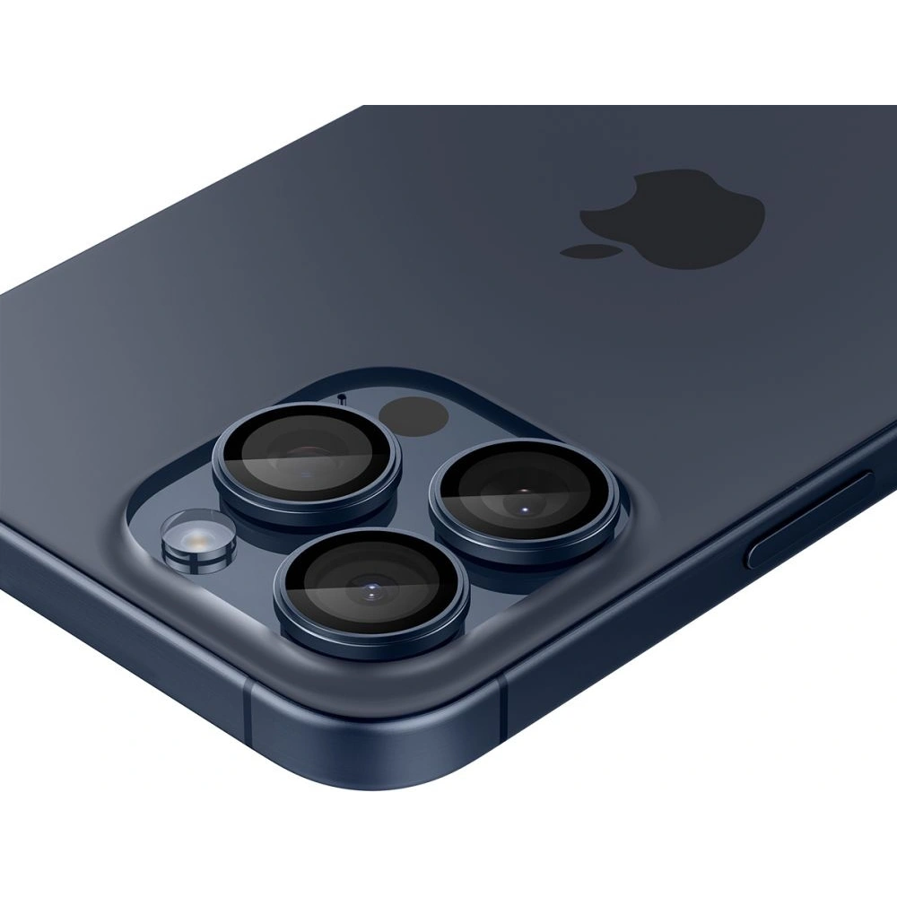 Hurtownia GSM - Gehärtetes Glas für Spigen Optik.tr ez Fit Kamera Schutz Apple iPhone 14 Pro/Pro Max/15 Pro/Pro Max Blau Titan [2 PACK] - SPN3197 - {ean13} - Hurt