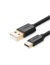 Vergoldetes USB-C Kabel UGREEN 1m schwarz