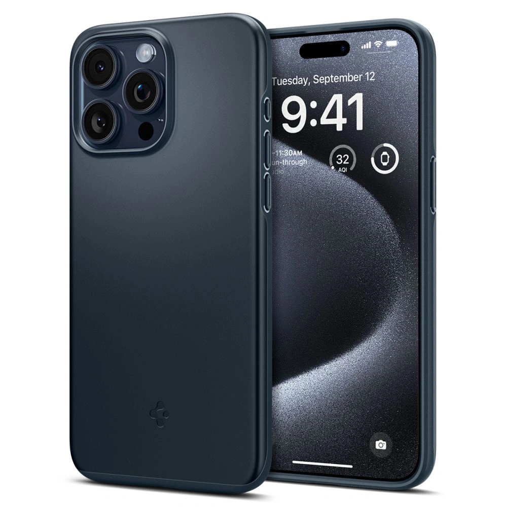 Hurtownia GSM - Case Spigen Thin Fit Apple iPhone 15 Pro Metall-Schiefer - SPN3199 - {ean13} - Hurt
