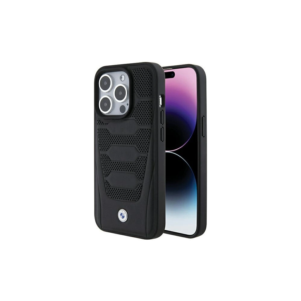 Wholesale BMW BMHCP15X22RPSK Apple iPhone 15 Pro Max Leather Seats Pattern black - BMW560 - {ean13} - Hurt