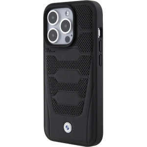 Hurtownia GSM - Etui BMW BMHCP15X22RPSK Apple iPhone 15 Pro Max Model de Piele Pattern negru/black - BMW560 - {ean13} - Hurt