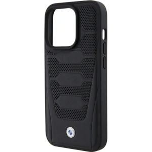 Hurtownia GSM - Etui BMW BMHCP15X22RPSK Apple iPhone 15 Pro Max Model de Piele Pattern negru/black - BMW560 - {ean13} - Hurt