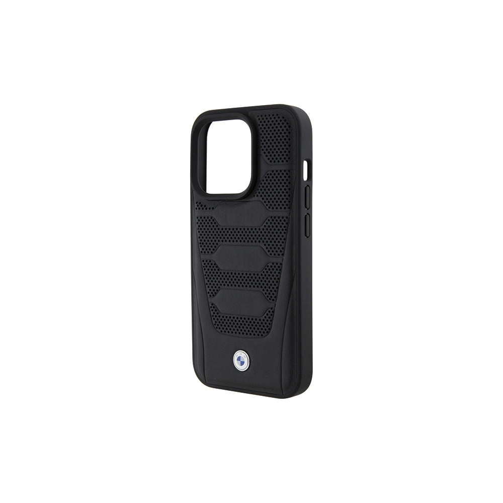 Hurtownia GSM - Case BMW BMHCP15X22RPSK Apple iPhone 15 Pro Max Lederbezug Muster schwarz/black - BMW560 - {ean13} - Hurt