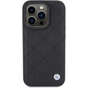 Hurtownia GSM - Etui BMW BMHCP15X22RQDK Apple iPhone 15 Pro Max bőr steppelt fekete/black - BMW561 - {ean13} - Hurt