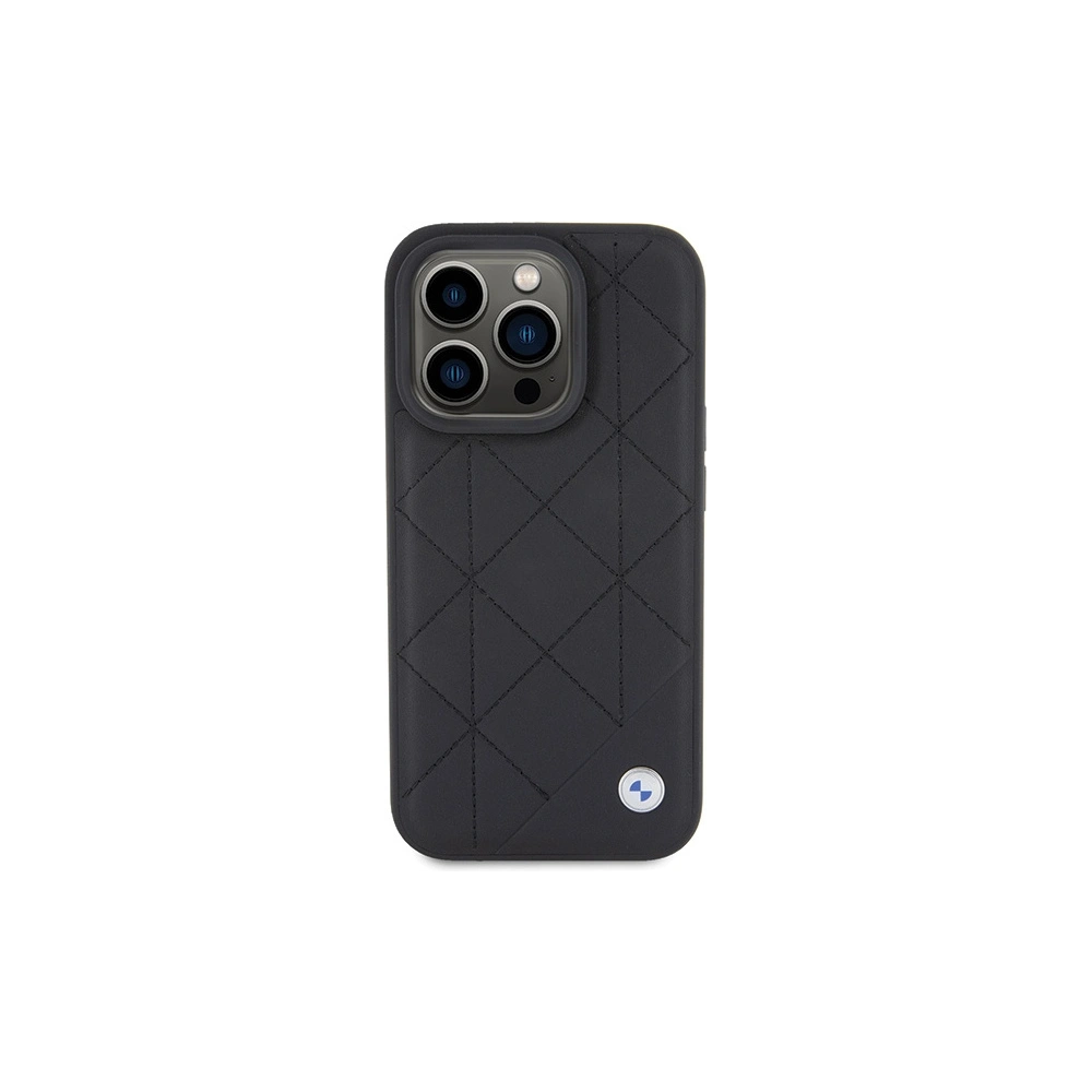 Hurtownia GSM - Case BMW BMHCP15X22RQDK Apple iPhone 15 Pro Max Leder gepolstert schwarz/black - BMW561 - {ean13} - Hurt