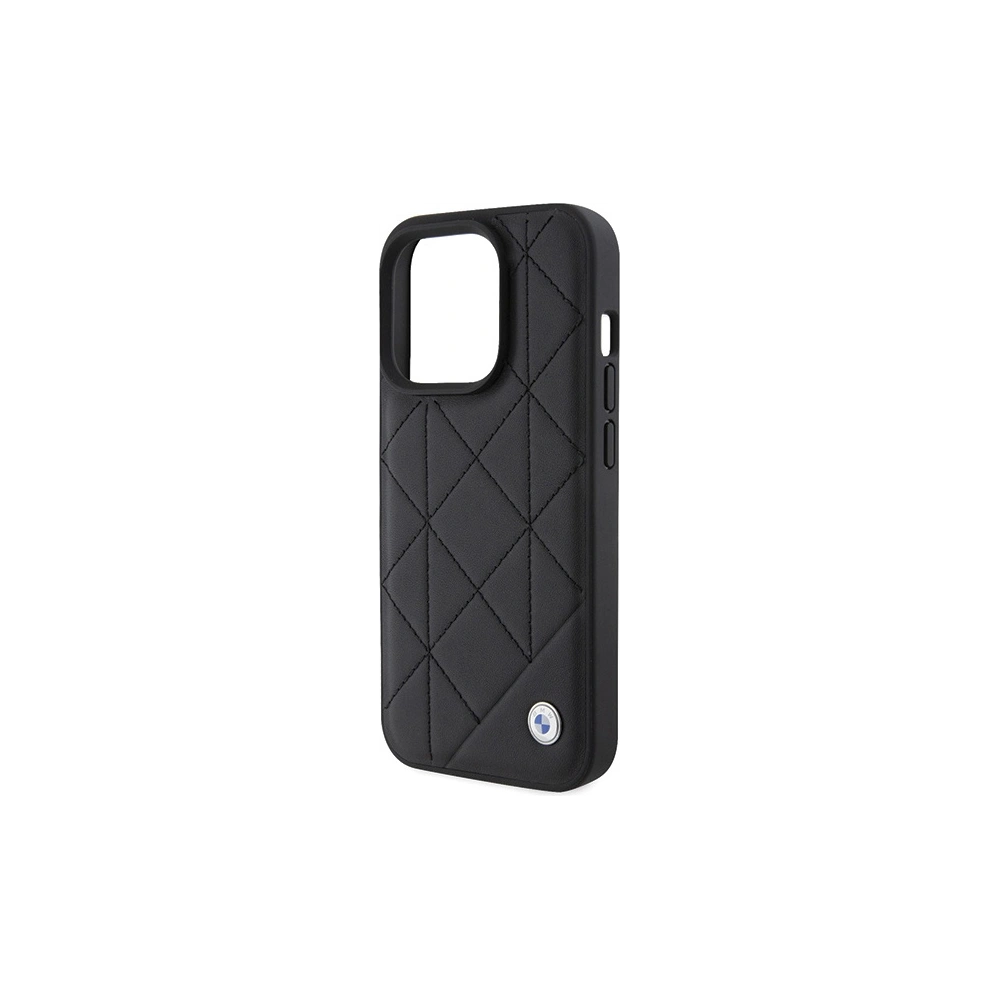 Hurtownia GSM - Case BMW BMHCP15X22RQDK Apple iPhone 15 Pro Max Leder gepolstert schwarz/black - BMW561 - {ean13} - Hurt