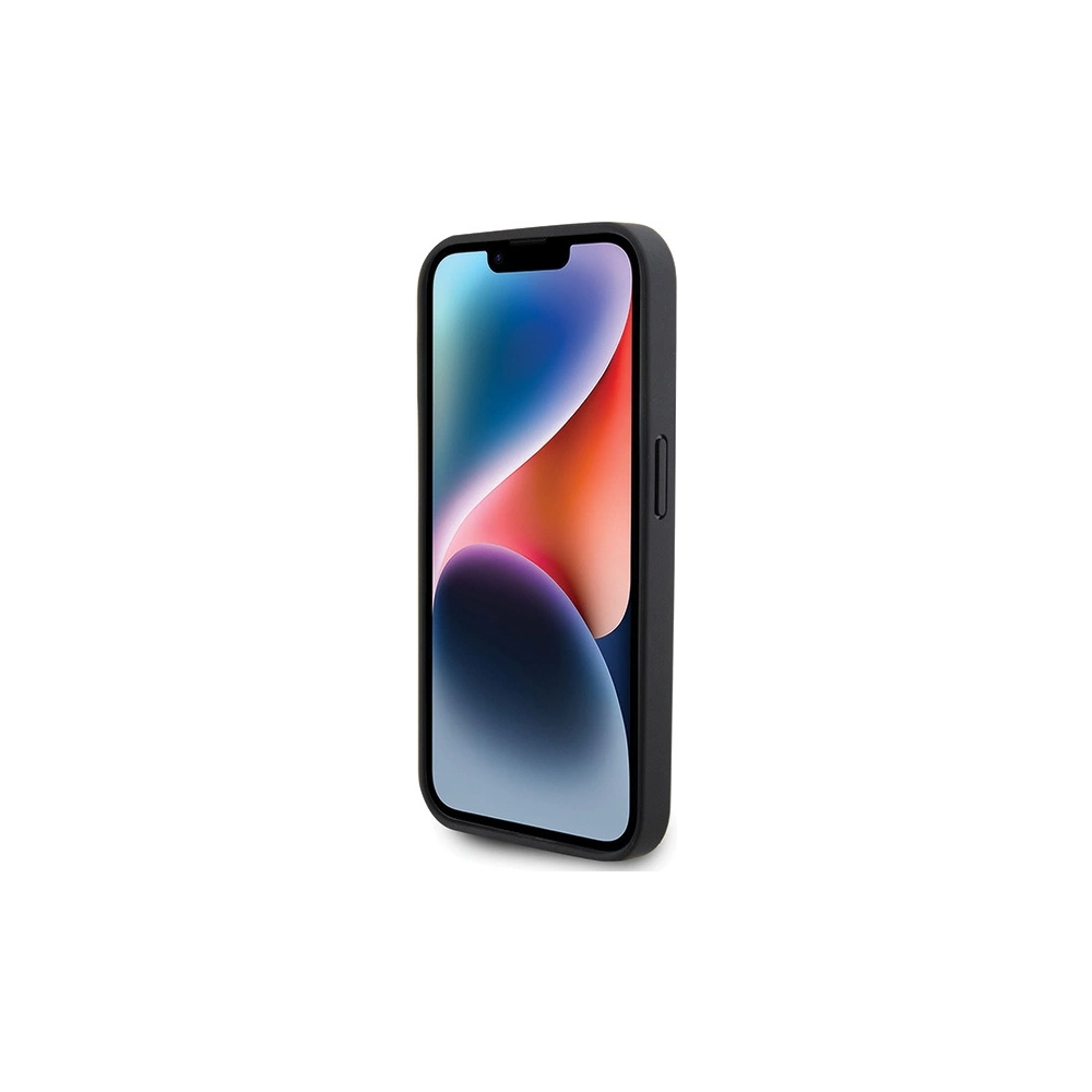 Hurtownia GSM - Case BMW BMHCP15X22RVSK Apple iPhone 15 Pro Max Hardcase Leder Prägung Blaue Linien schwarz/black - BMW562 - {ean13} - Hurt
