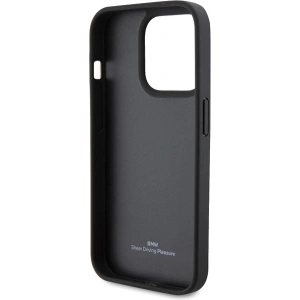 Hurtownia GSM - Case BMW BMHCP15X22RVSK Apple iPhone 15 Pro Max Hardcase Leder Prägung Blaue Linien schwarz/black - BMW562 - {ean13} - Hurt