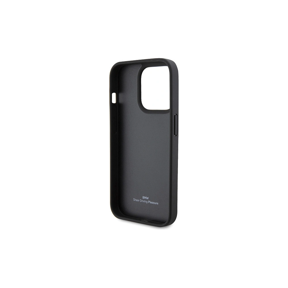 Hurtownia GSM - Case BMW BMHCP15X22RVSK Apple iPhone 15 Pro Max Hardcase Leder Prägung Blaue Linien schwarz/black - BMW562 - {ean13} - Hurt