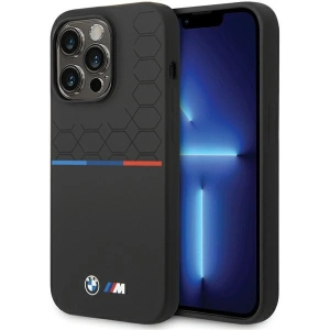 Hurtownia GSM - Etui BMW BMHCP15X22SMPK Apple iPhone 15 Pro Max Silicone Pattern negru/black - BMW563 - {ean13} - Hurt