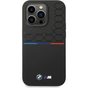 Hurtownia GSM - Etui BMW BMHCP15X22SMPK Apple iPhone 15 Pro Max Silicone Pattern negru/black - BMW563 - {ean13} - Hurt