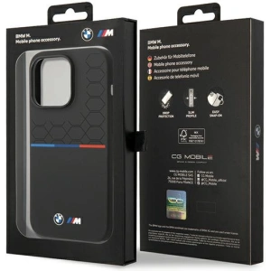 Hurtownia GSM - Etui BMW BMHCP15X22SMPK Apple iPhone 15 Pro Max Silicone Pattern negru/black - BMW563 - {ean13} - Hurt