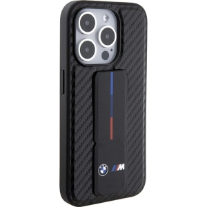Hurtownia GSM - Etui BMW BMHCP15XGSPCCK Apple iPhone 15 Pro Max hardcase Grip Stand Smooth & Carbon negru/black - BMW564 - {ean13} - Hurt