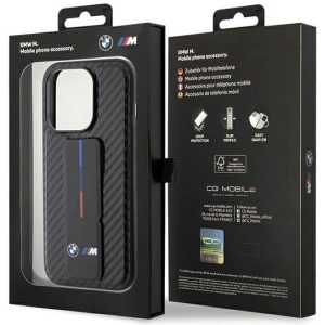 Hurtownia GSM - Etui BMW BMHCP15XGSPCCK Apple iPhone 15 Pro Max hardcase Grip Stand Smooth & Carbon negru/black - BMW564 - {ean13} - Hurt