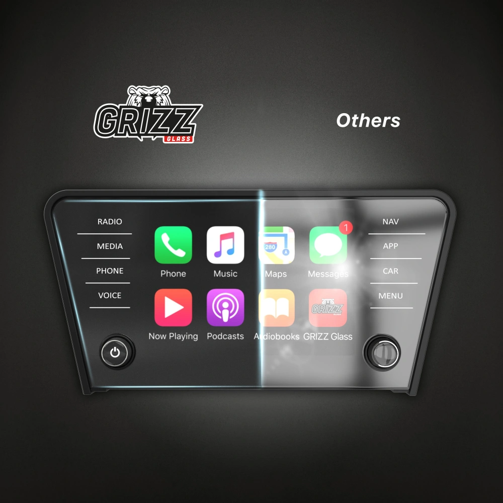 Wholesale Matte GrizzGlass CarDisplay Protection Skoda Octavia 3 8" Bolero [2in1] - GRZ7120 - {ean13} - Hurt